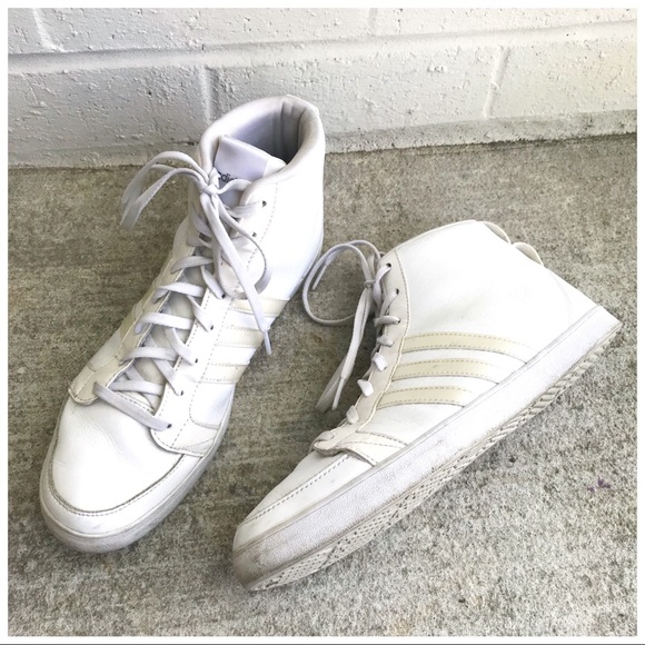 adidas Shoes - Adidas Neo Daily Twist LX White Croc High Tops